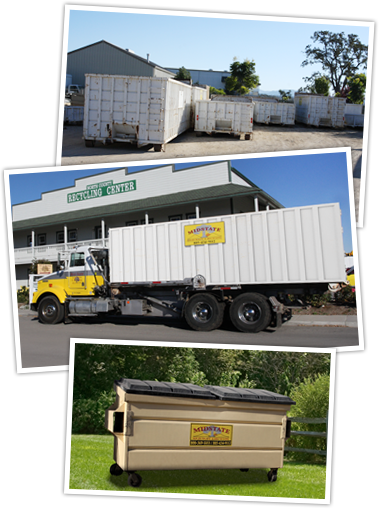 Trash Collection Recycle Collection Roll Off Containers Boxes Storage Bins North County